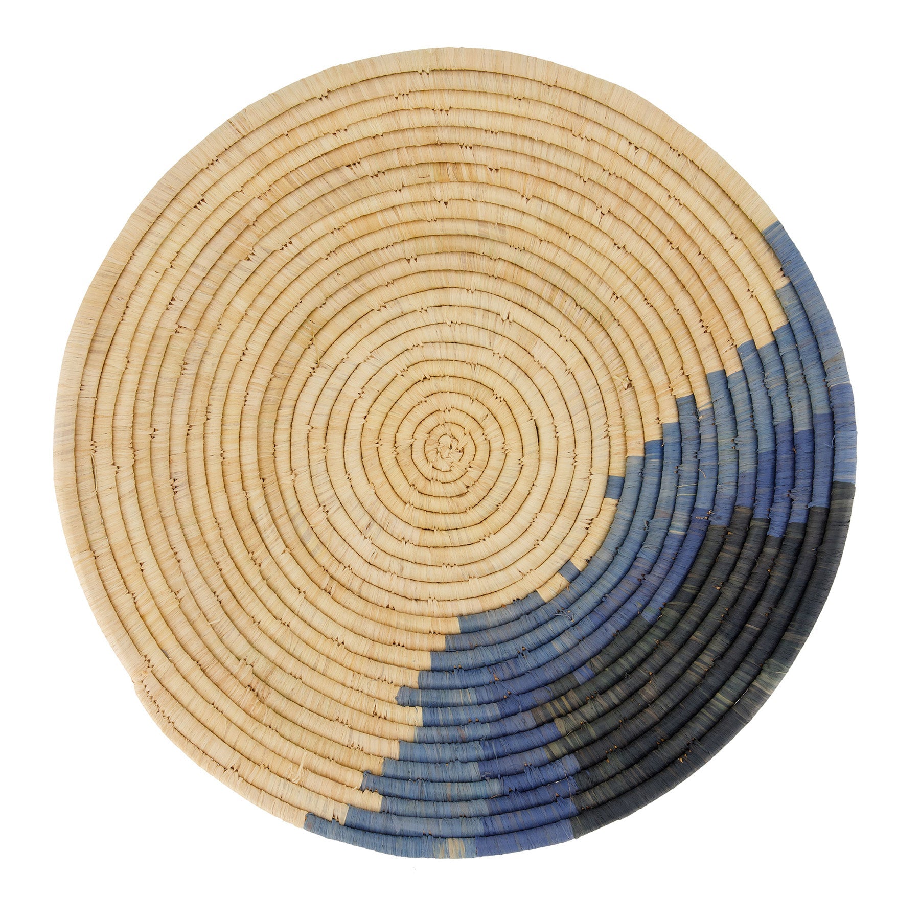 Coastal Minimalism Woven Large Bowl - Calming