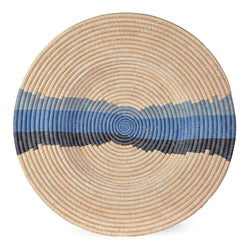 Coastal Minimalism Large Woven Wall Plate