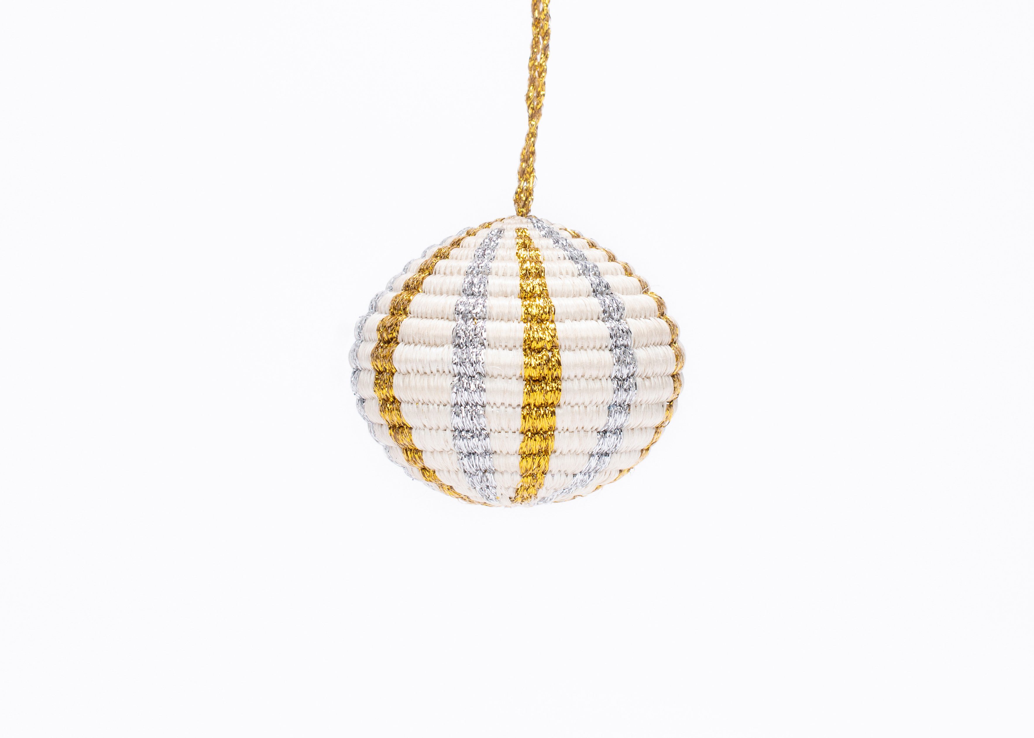 Globe Ornament - Multi Metallic