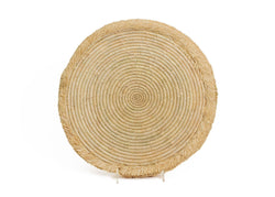 Natural Large Fringed Wall Charger