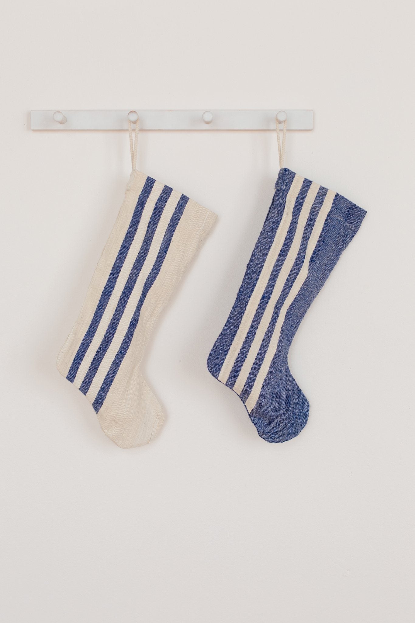 Khadi Stripe Holiday Stocking