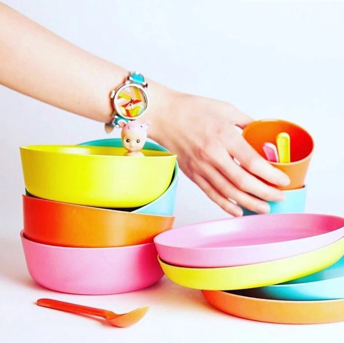 Kids' Recycled Bamboo Bowl Set