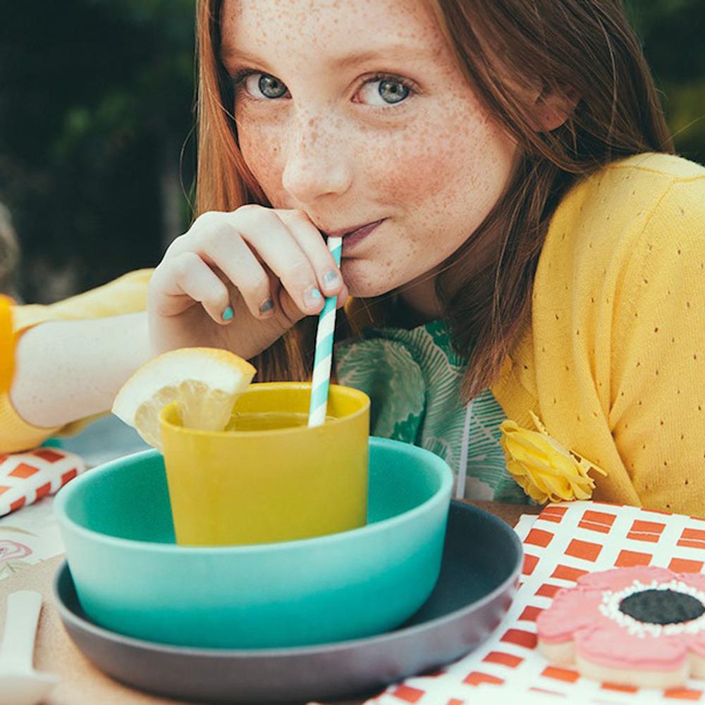 Kids' Recycled Bamboo Dinner Set