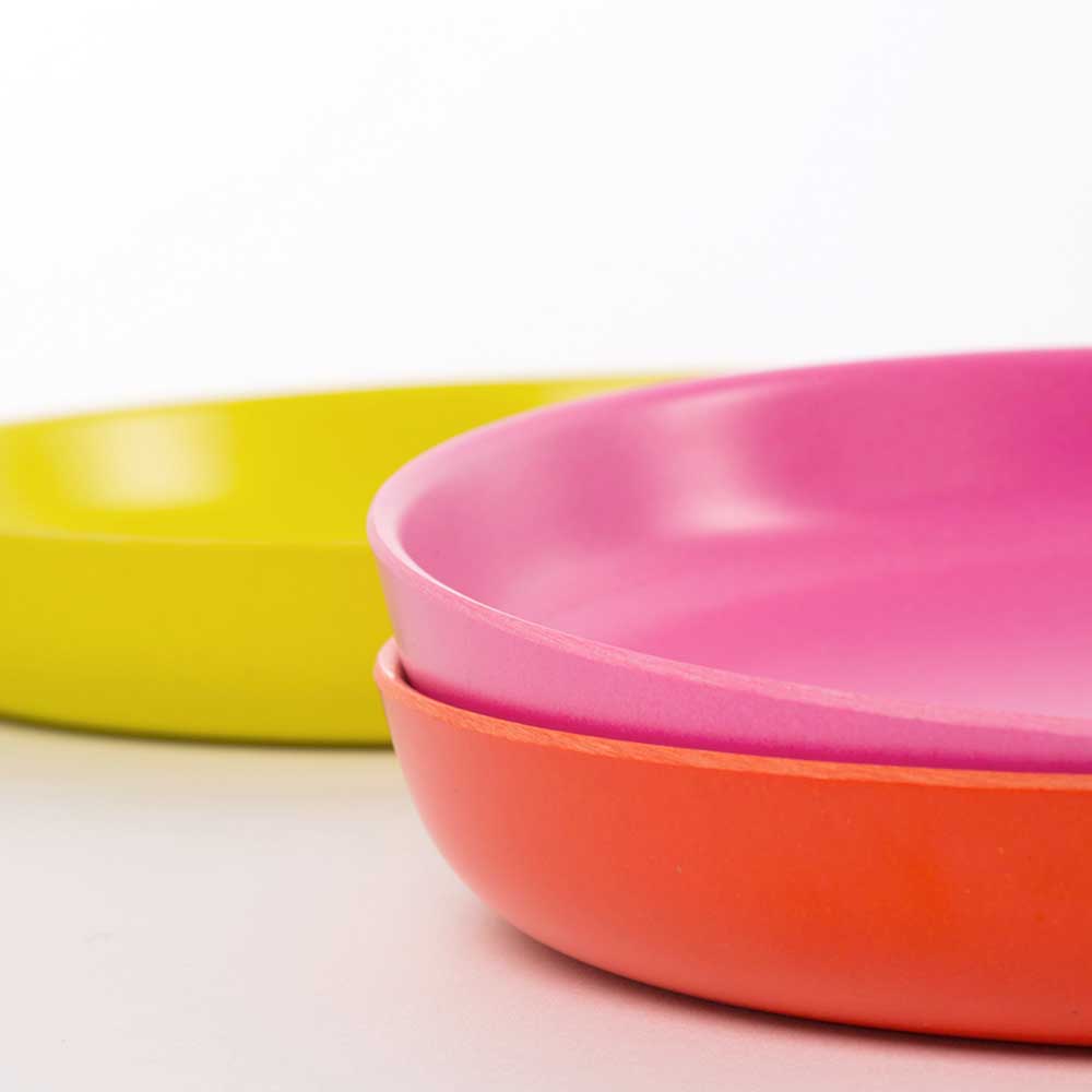 Kids' Recycled Bamboo Plate Set