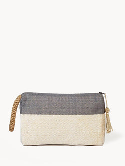 Block A Clutch - Gray