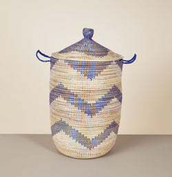 Large Patterned Hamper Basket Baskets Mbare 