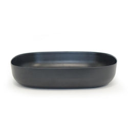 Large Recycled Bamboo Serving Dish Salad + Serving Bowls EKOBO Black 