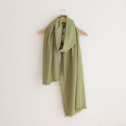 Last Chance Textiles Silk Noil Wrap Scarf | Alfalfa Larger Scarves Last Chance Textiles 