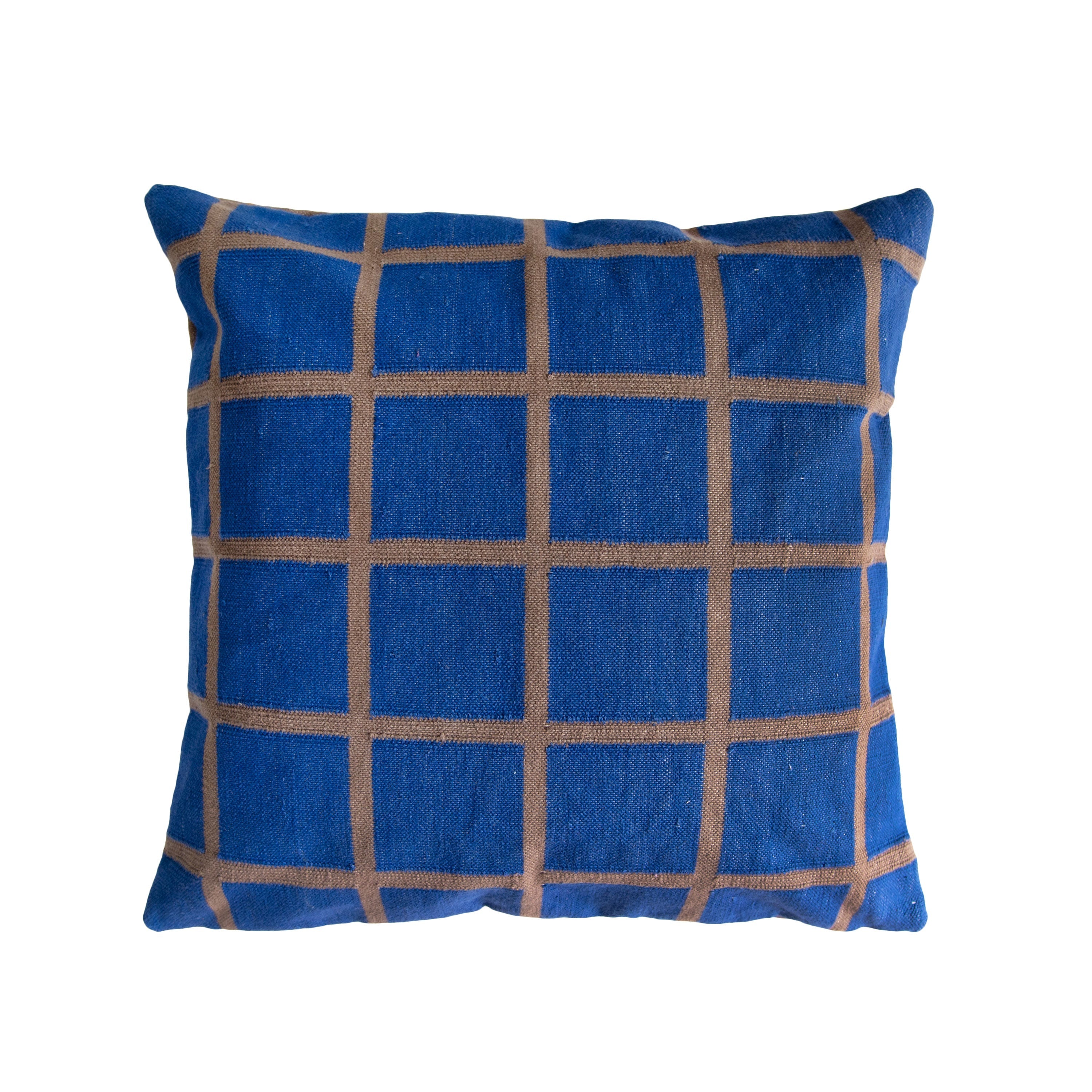 Circle Grid Reversible Throw Pillow Cover