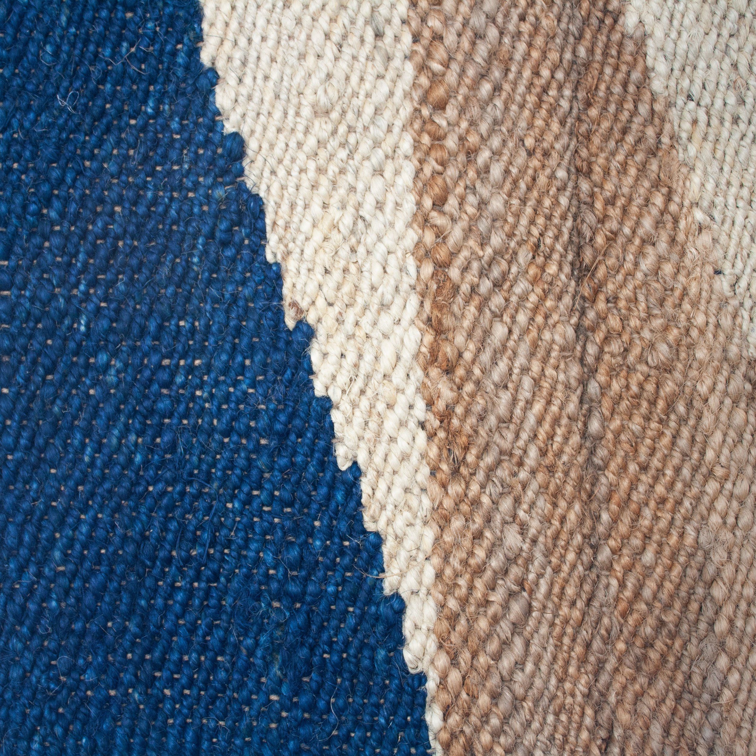 Margeaux Landscape Jute Rug - Blue