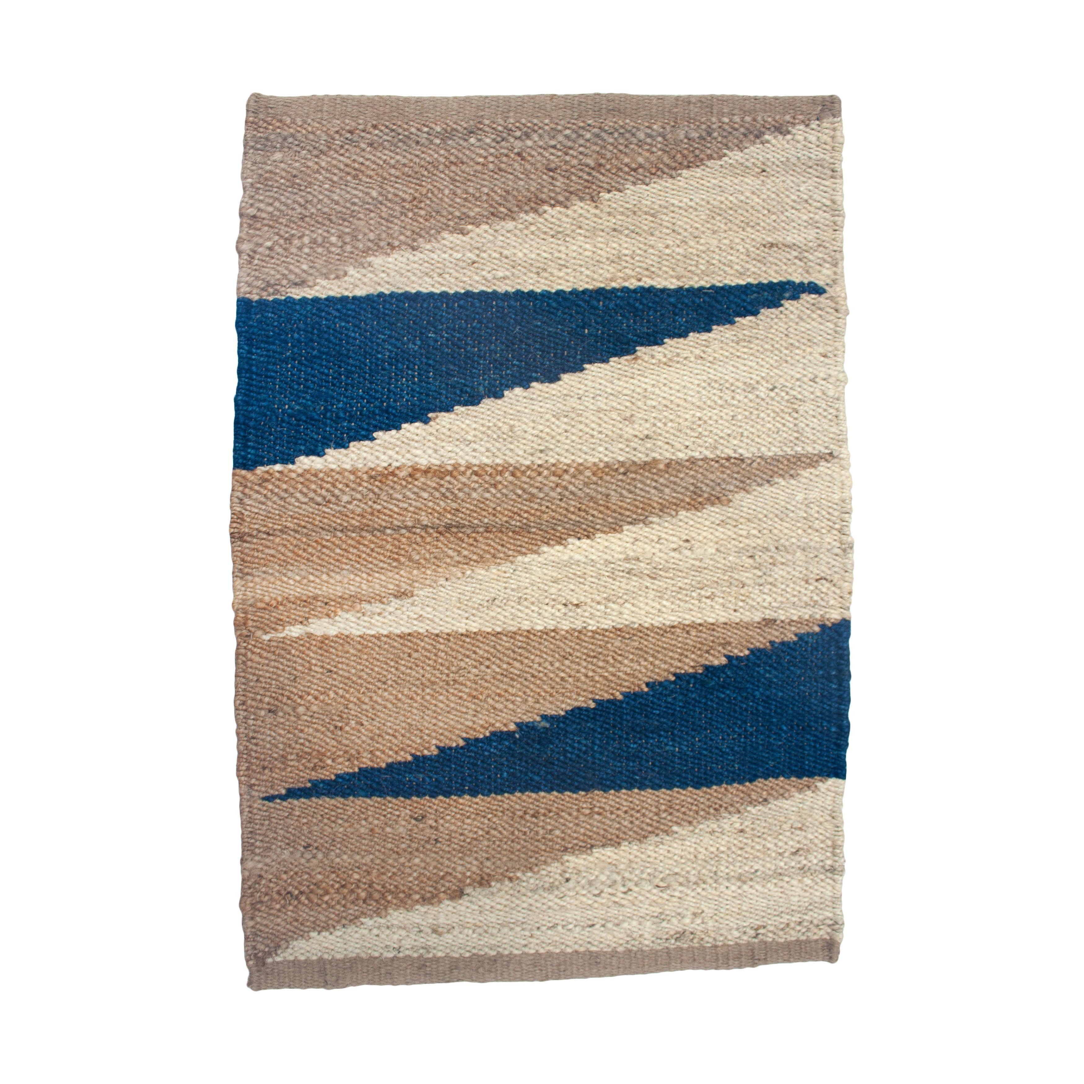 Margeaux Landscape Jute Rug - Blue