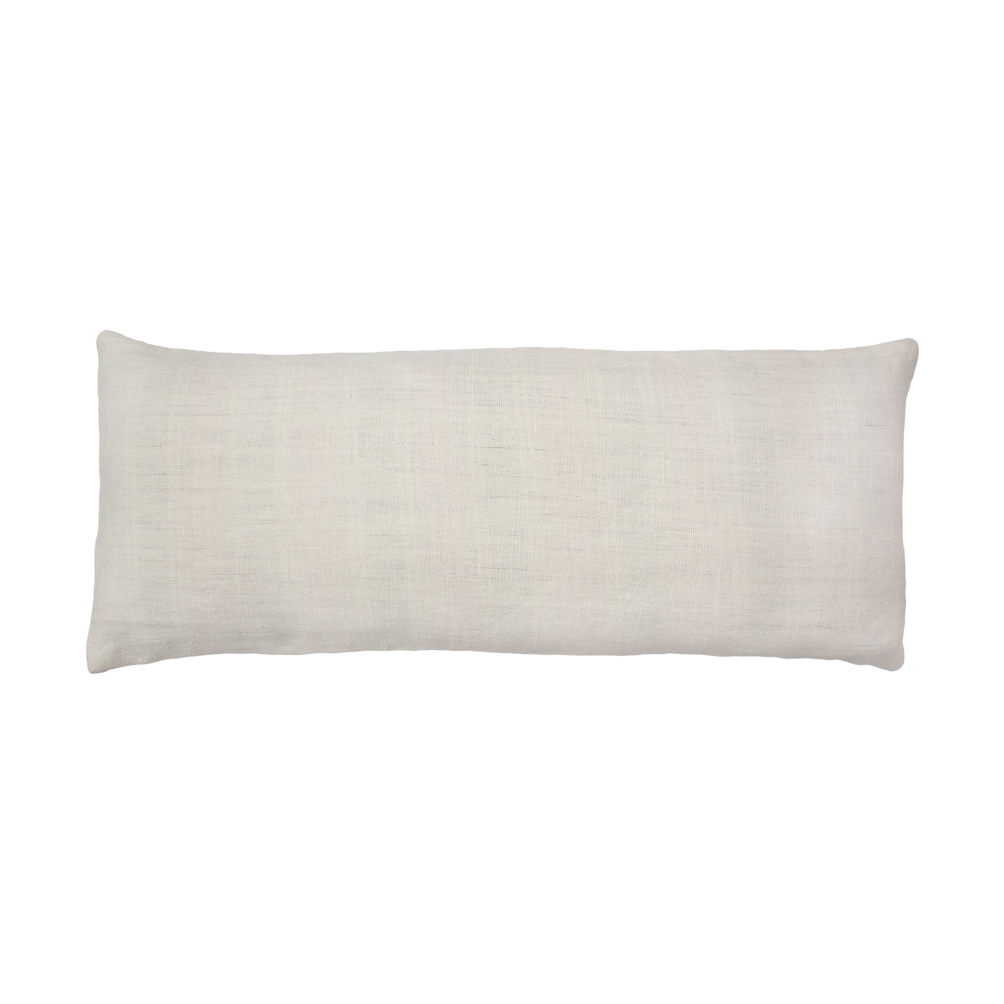 Marianne Wool Lumbar Pillow Cover - Blue