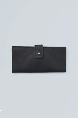 Leather Wallet Wallets Purse & Clutch Black 