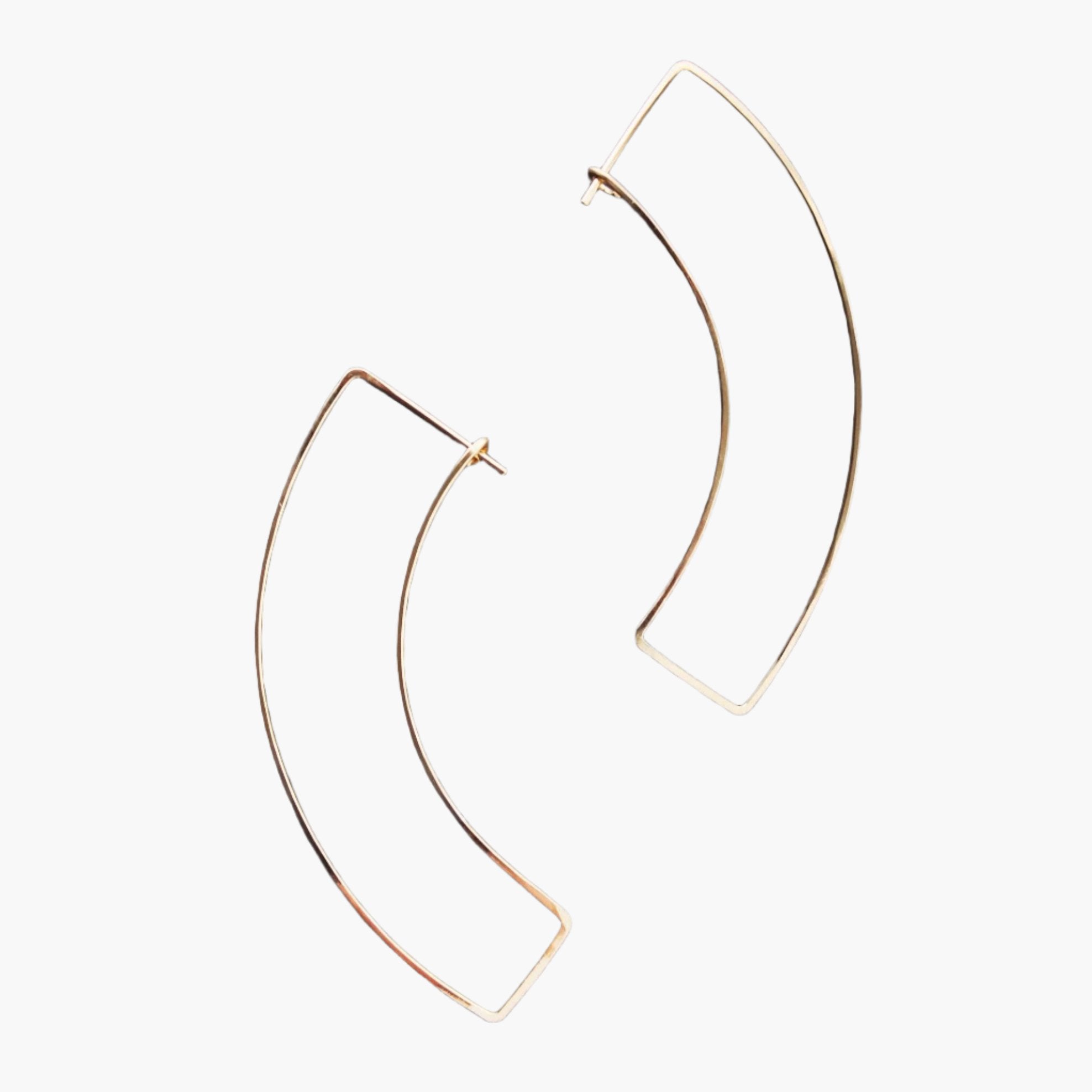 Curve Gold Earrings