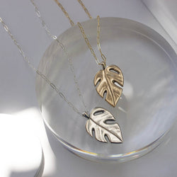 Monstera Necklace