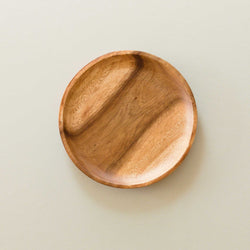 Acacia Round Wood Dinner Plate