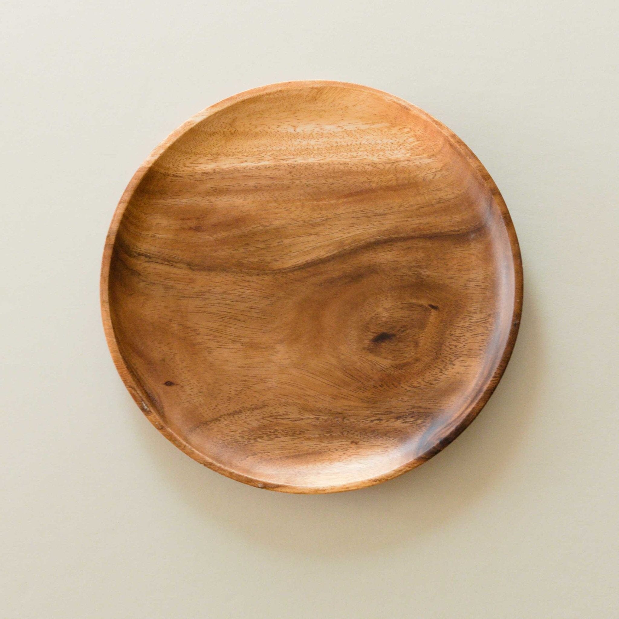 Acacia Round Wood Charger Plate