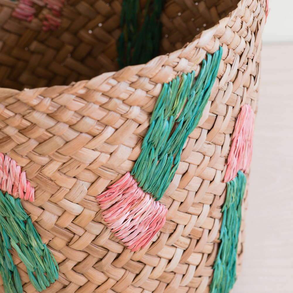 Cactus Embroidery Basket