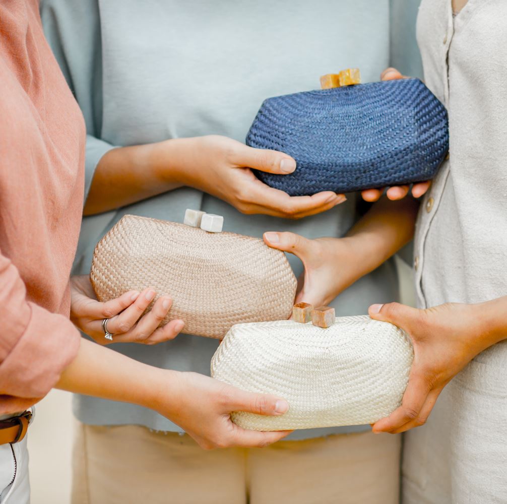 Dusty Rose Clutch