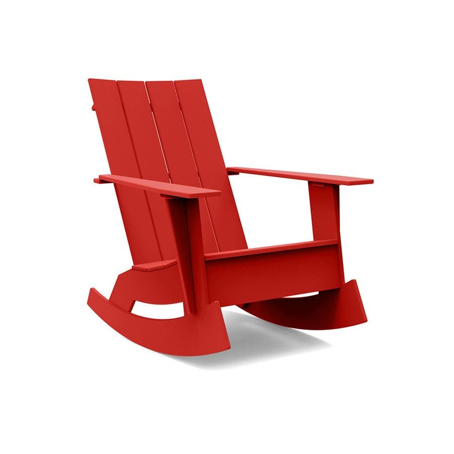 Flat Recycled Outdoor Rocking Adirondack Chair