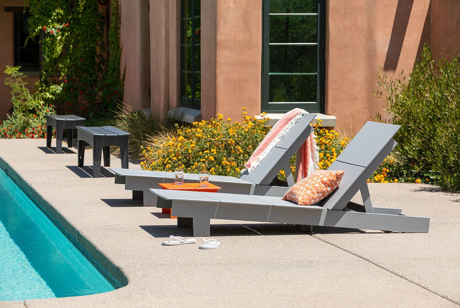 Lollygagger Recycled Outdoor Chaise