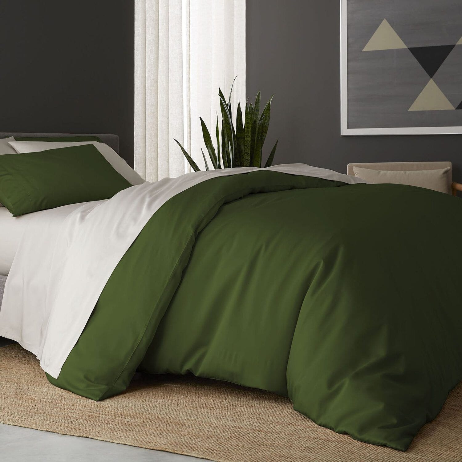 Luxe Weave French Linen Duvet Cover