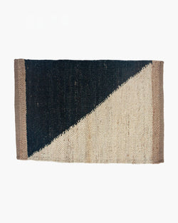 Margeaux Jute Rug - Black + White