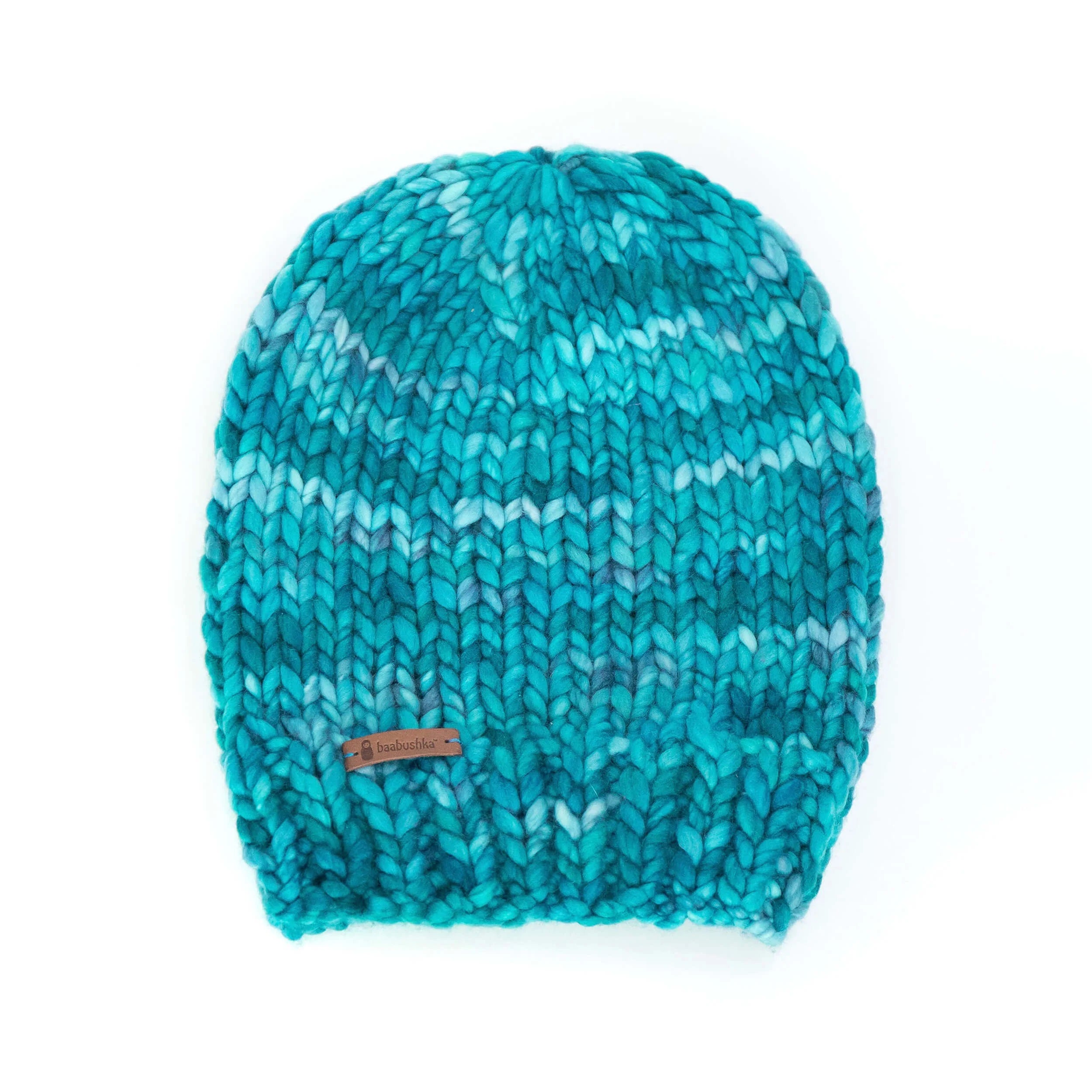 Men's Slouchy Merino Wool Reversible Beanie