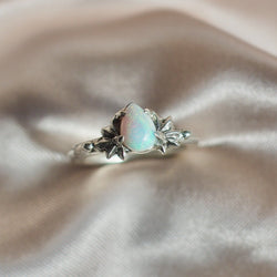 Milky Way Teardrop Ring