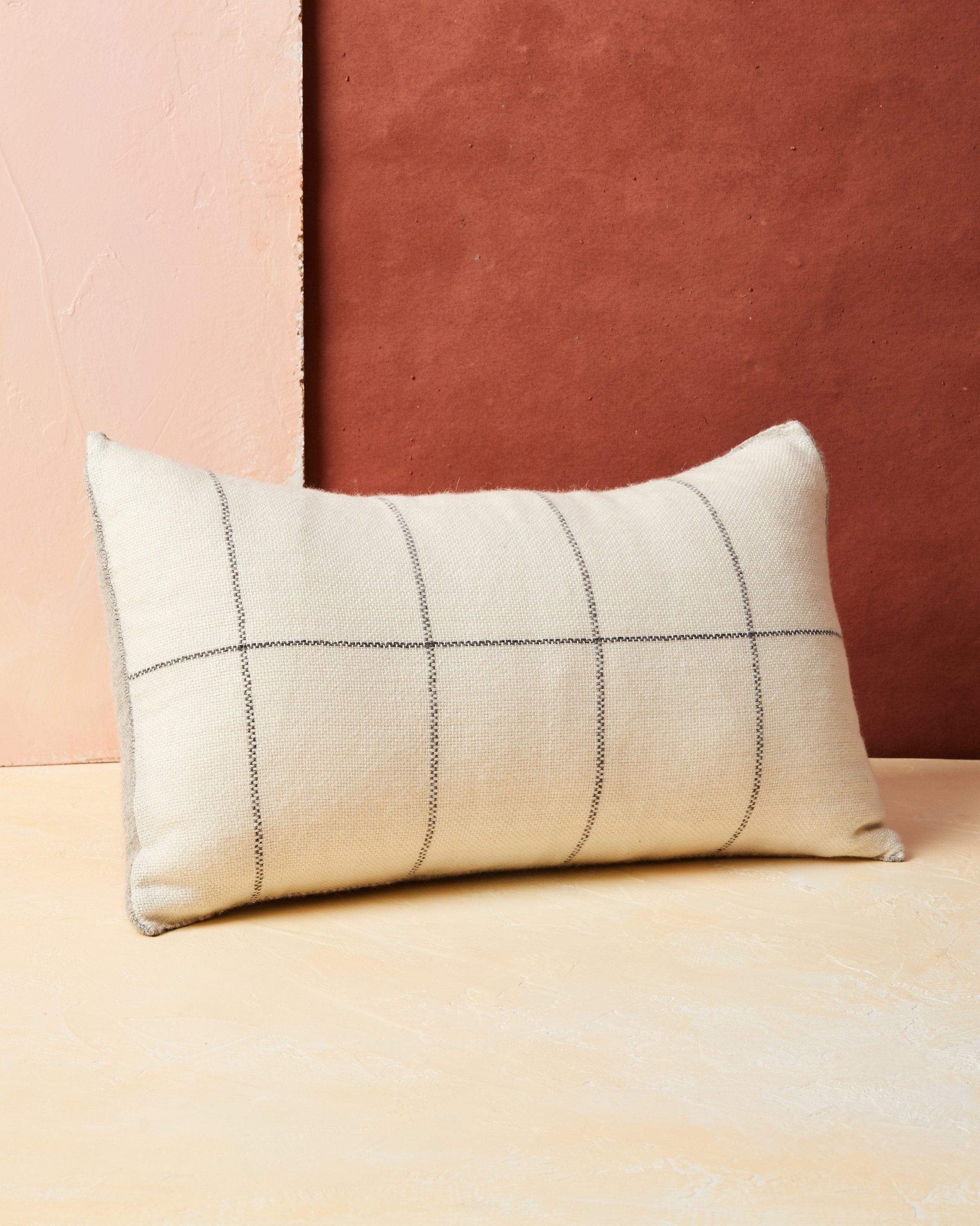 Anni Wool Lumbar Pillow - Cream