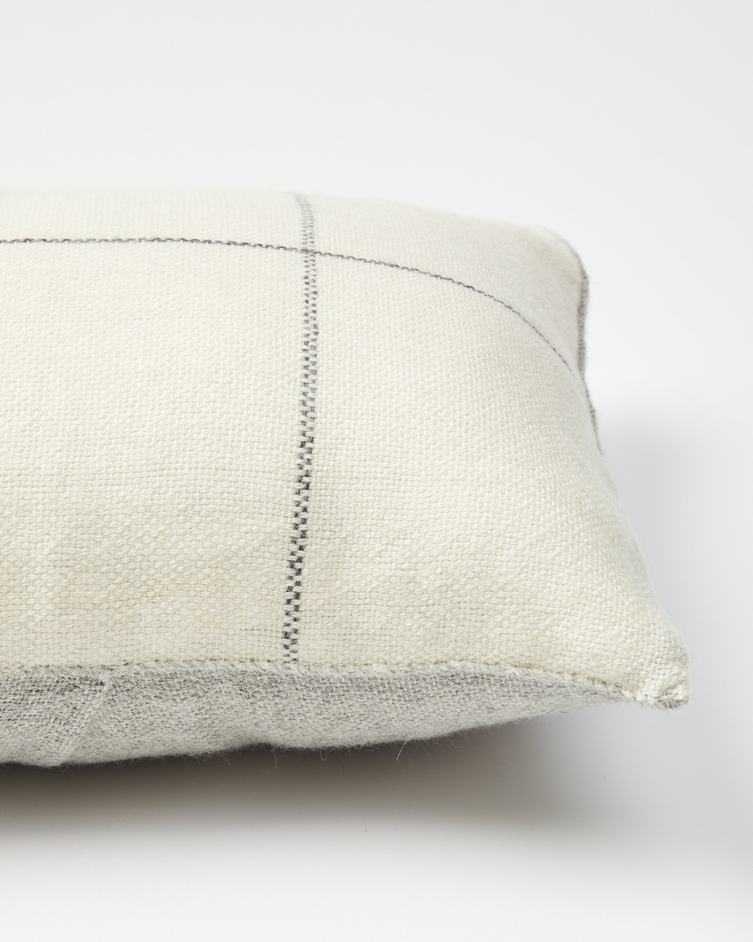 Anni Wool Lumbar Pillow - Cream