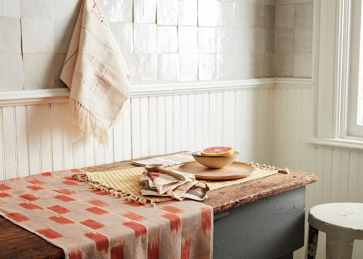 rust kitchen towels