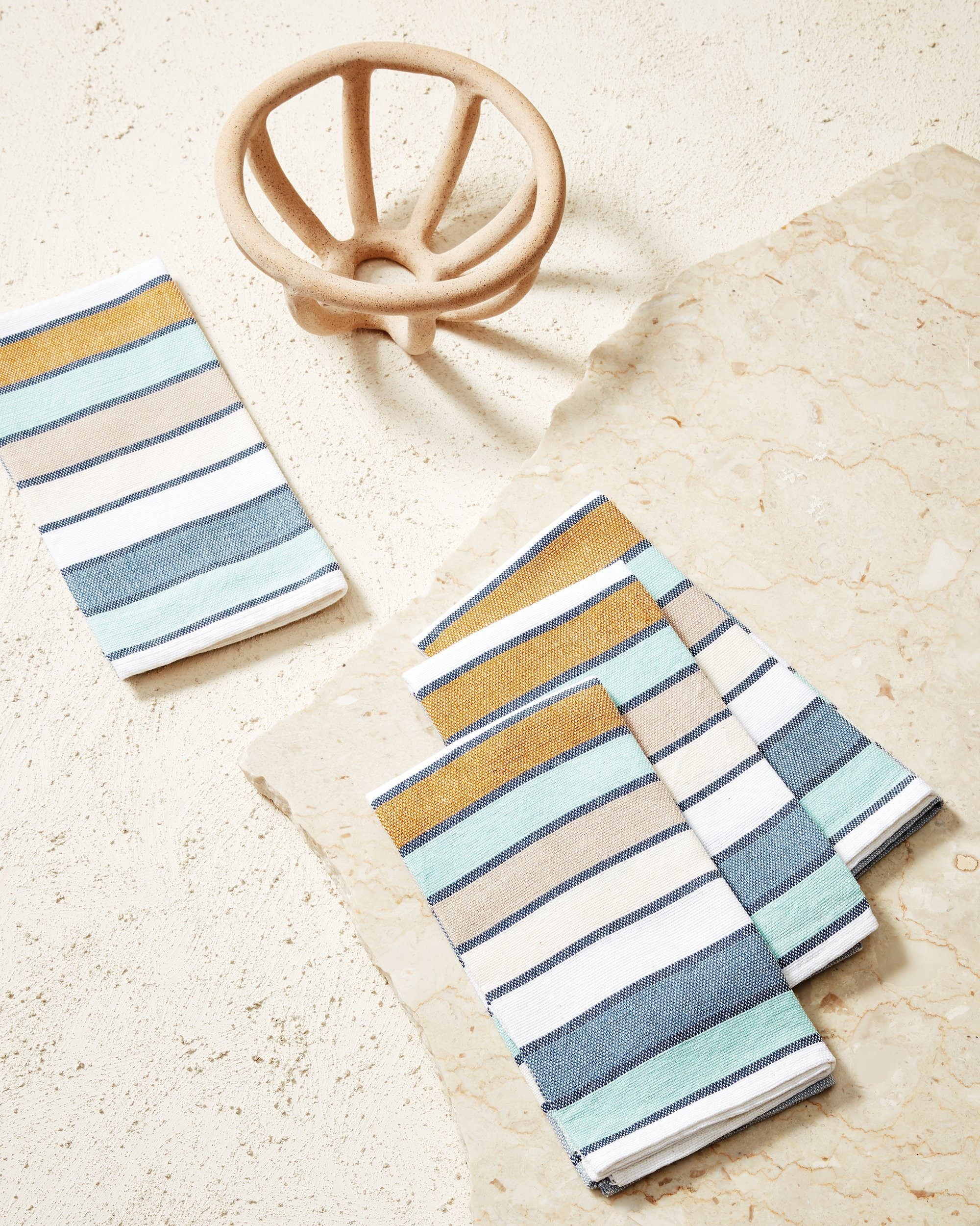 Lago Stripe Napkin Set