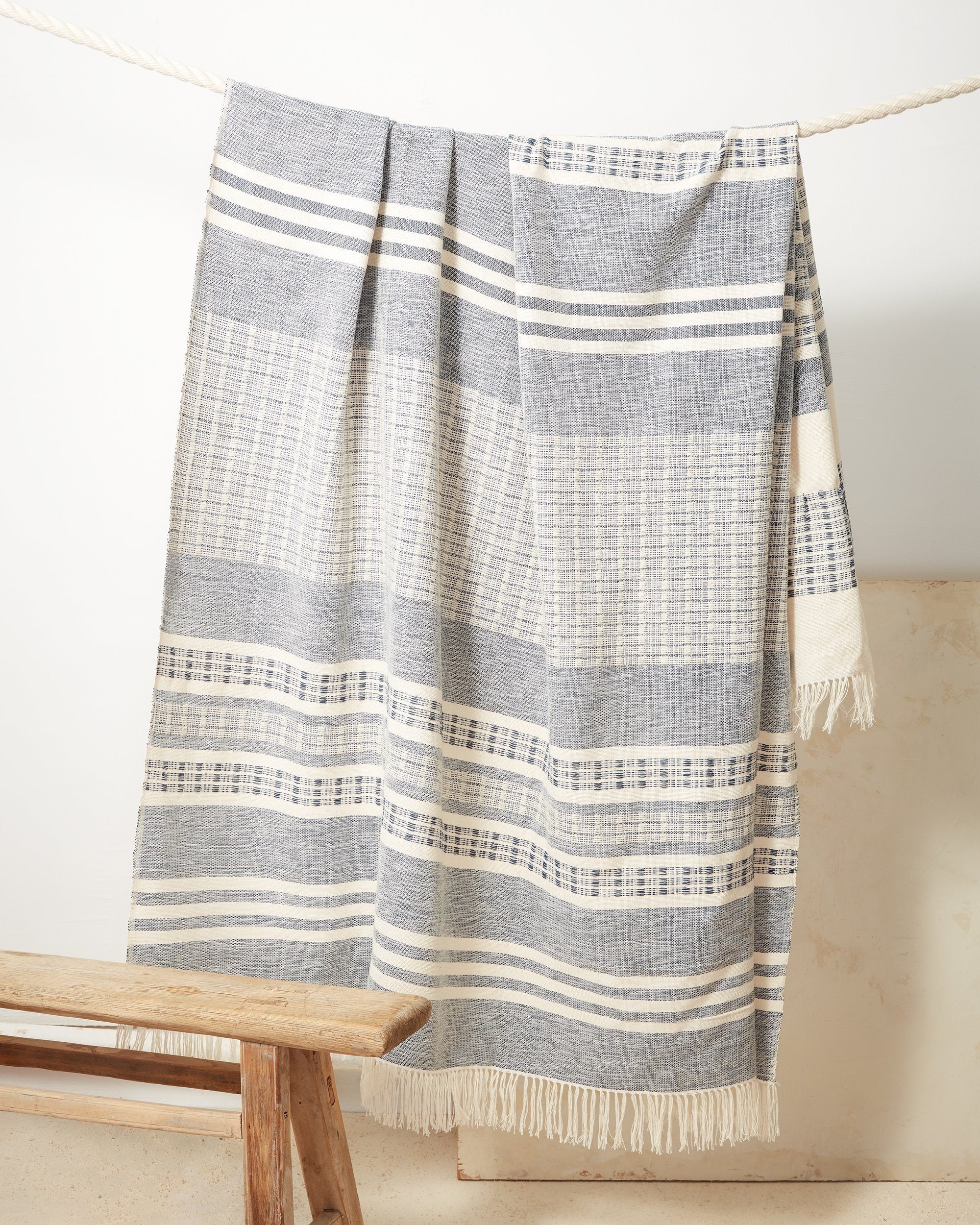 Marta Throw Blanket - Blue