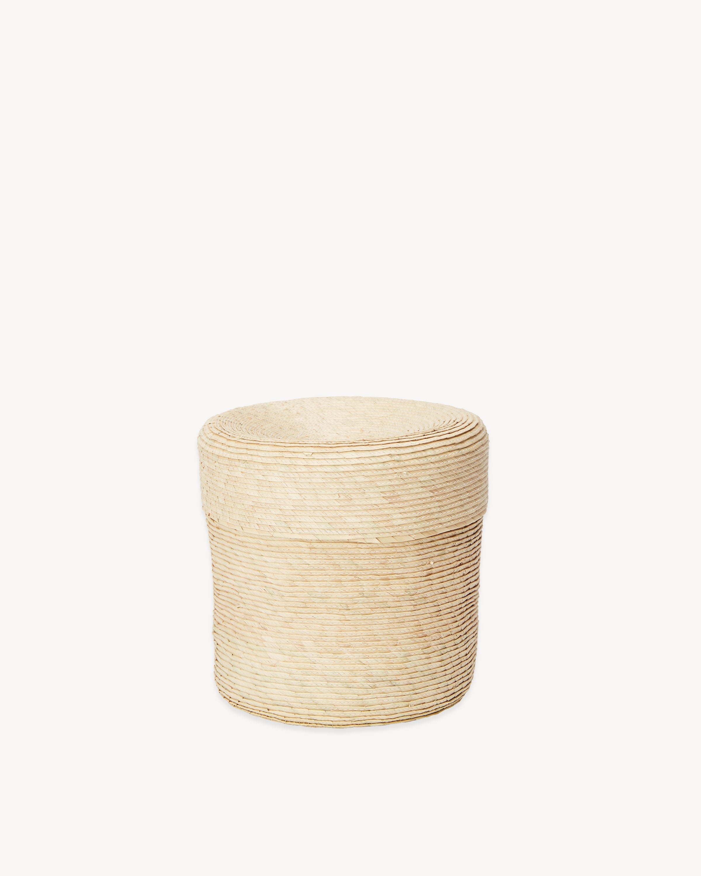 Lidded Palm Basket