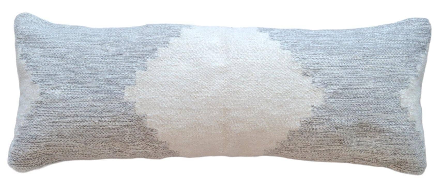 Gray Sakkara Long Lumbar Pillow