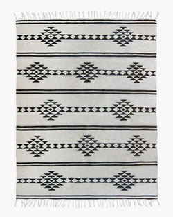 Neutral Medallions Wool Runner / Rug