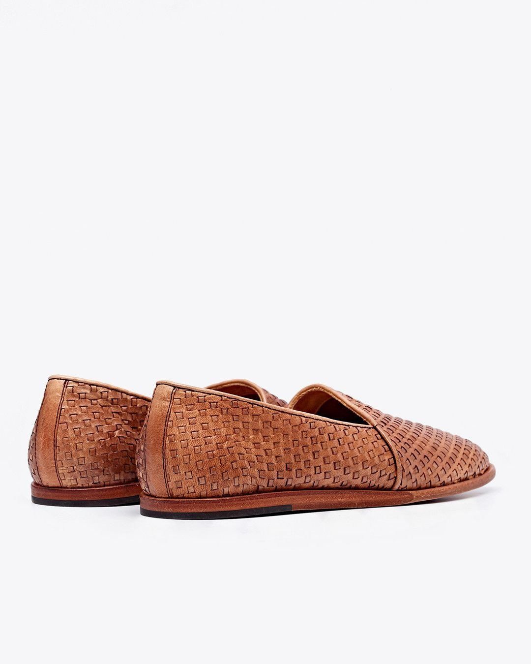 Men's Alejandro Woven Slip On - Brown 