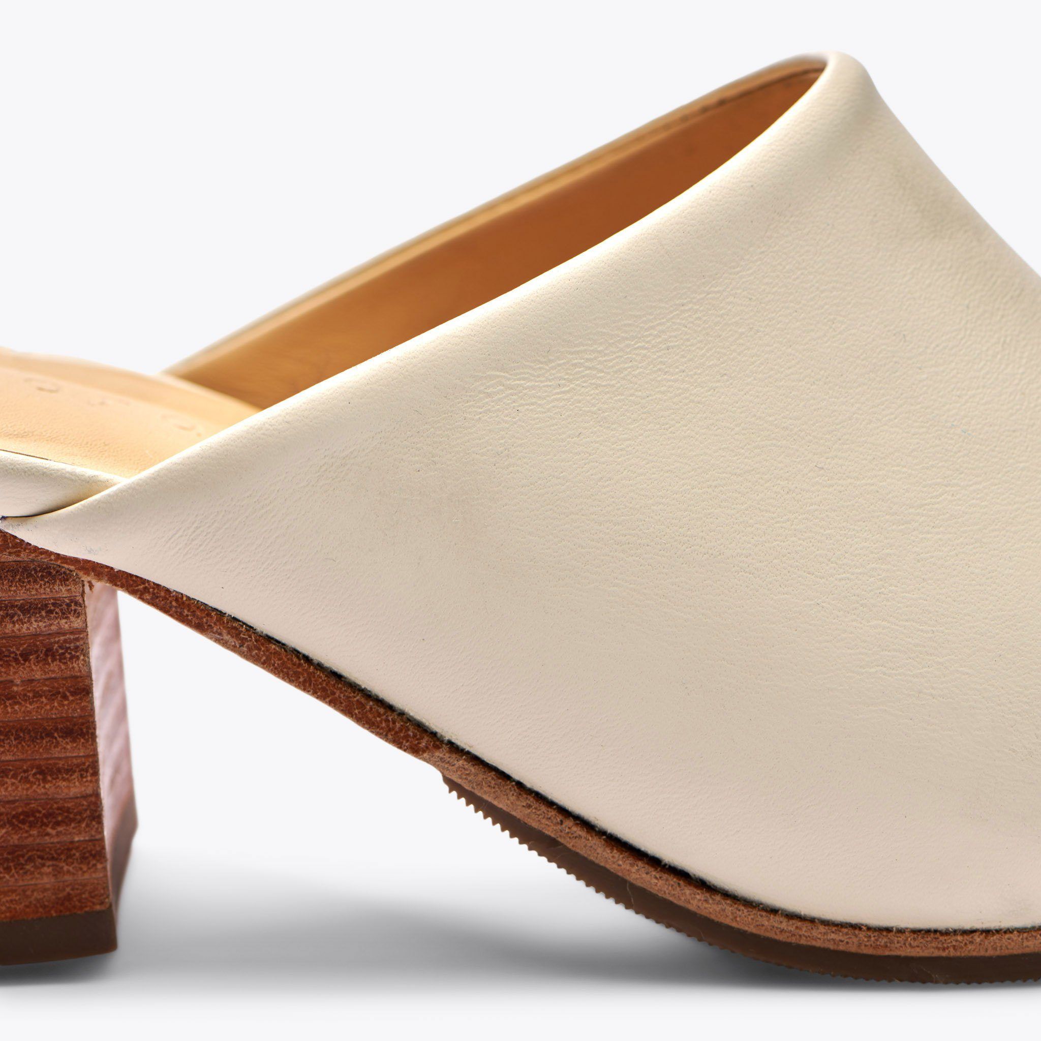 All-Day Heeled Mule - Bone