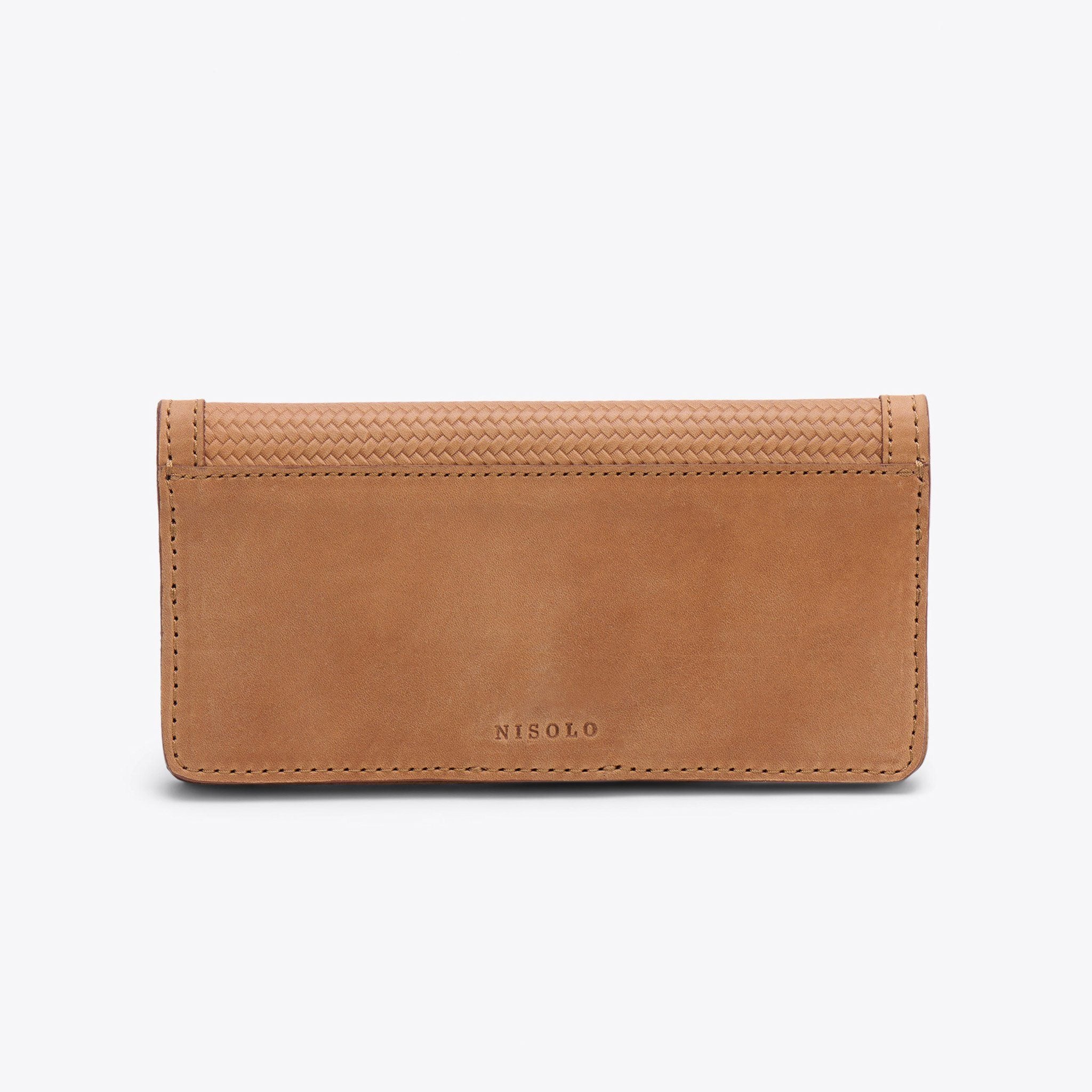 Classic Woven Wallet - Almond