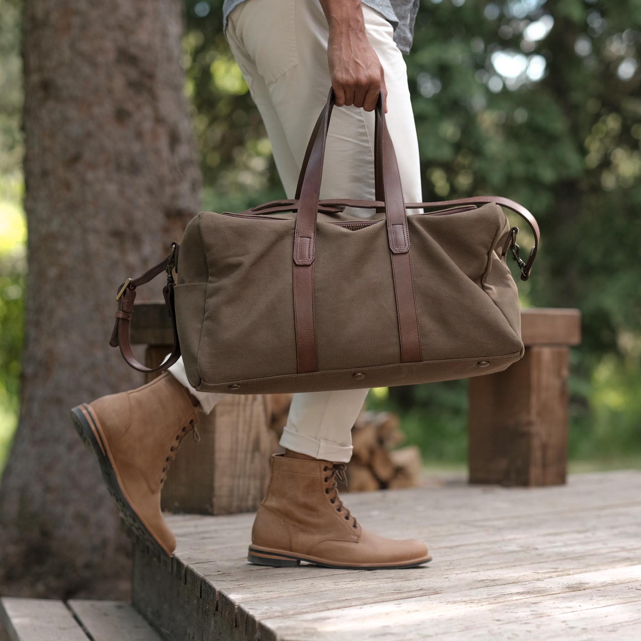 Luis Canvas Weekender Bag