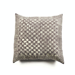 Oasis Silk Throw Pillow Throw Pillows Studio Variously Charcoal 