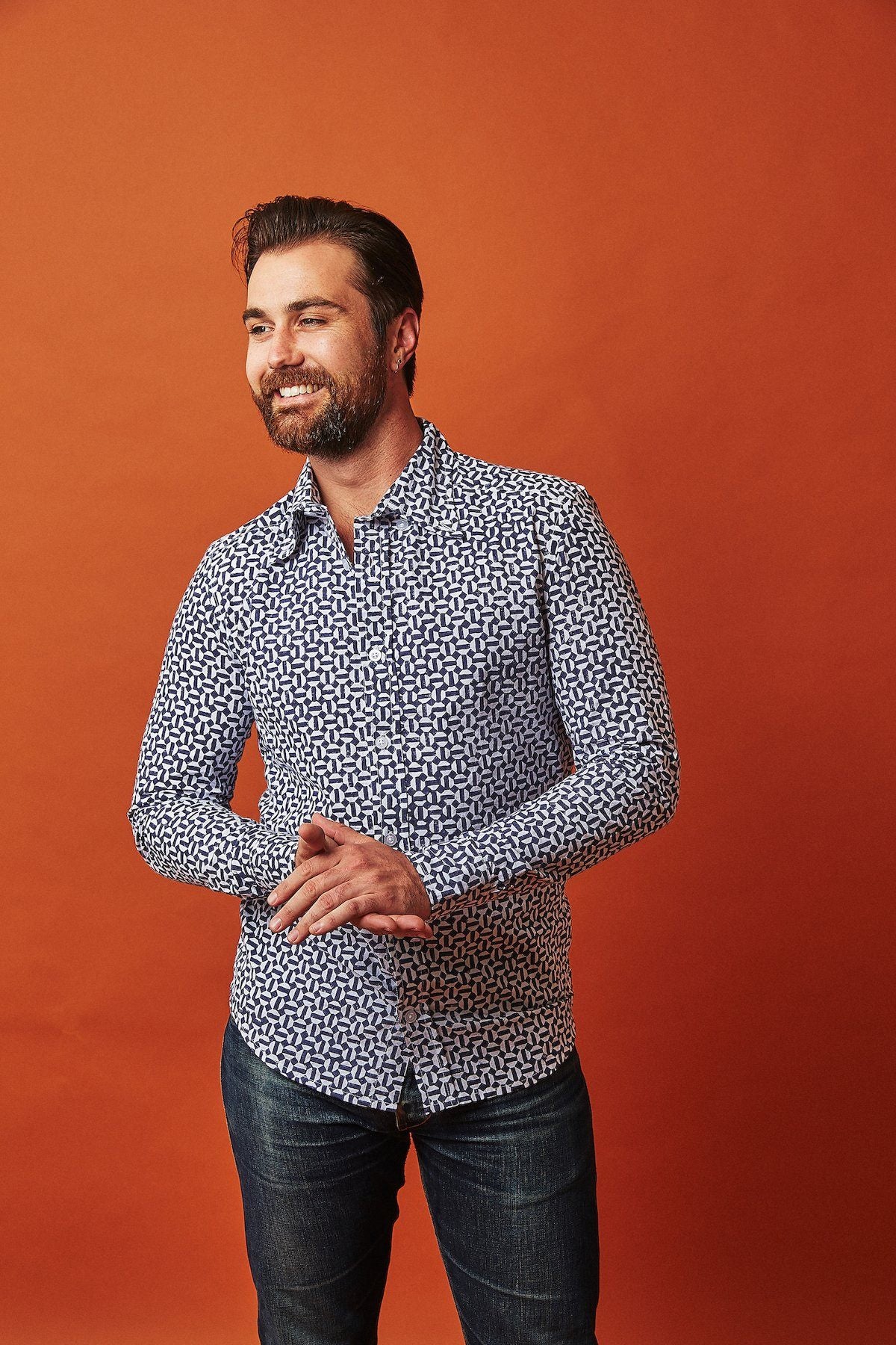 Men's Hex Flex Button Down Shirt