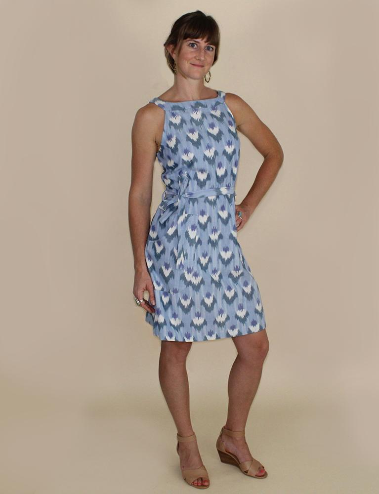 Ikat Flowers Shift Dress – Made Trade