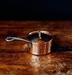 Petite French Recycled Copper Butter Pot