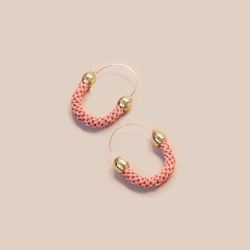 Petite Kumi Hoop Earrings Stella Fluorescent 