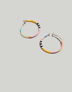 Rangi One of a Kind Hoop Earrings Earrings Kisiwa Small 