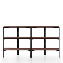 Run Shelf - Black Frame Furniture Emeco Walnut 