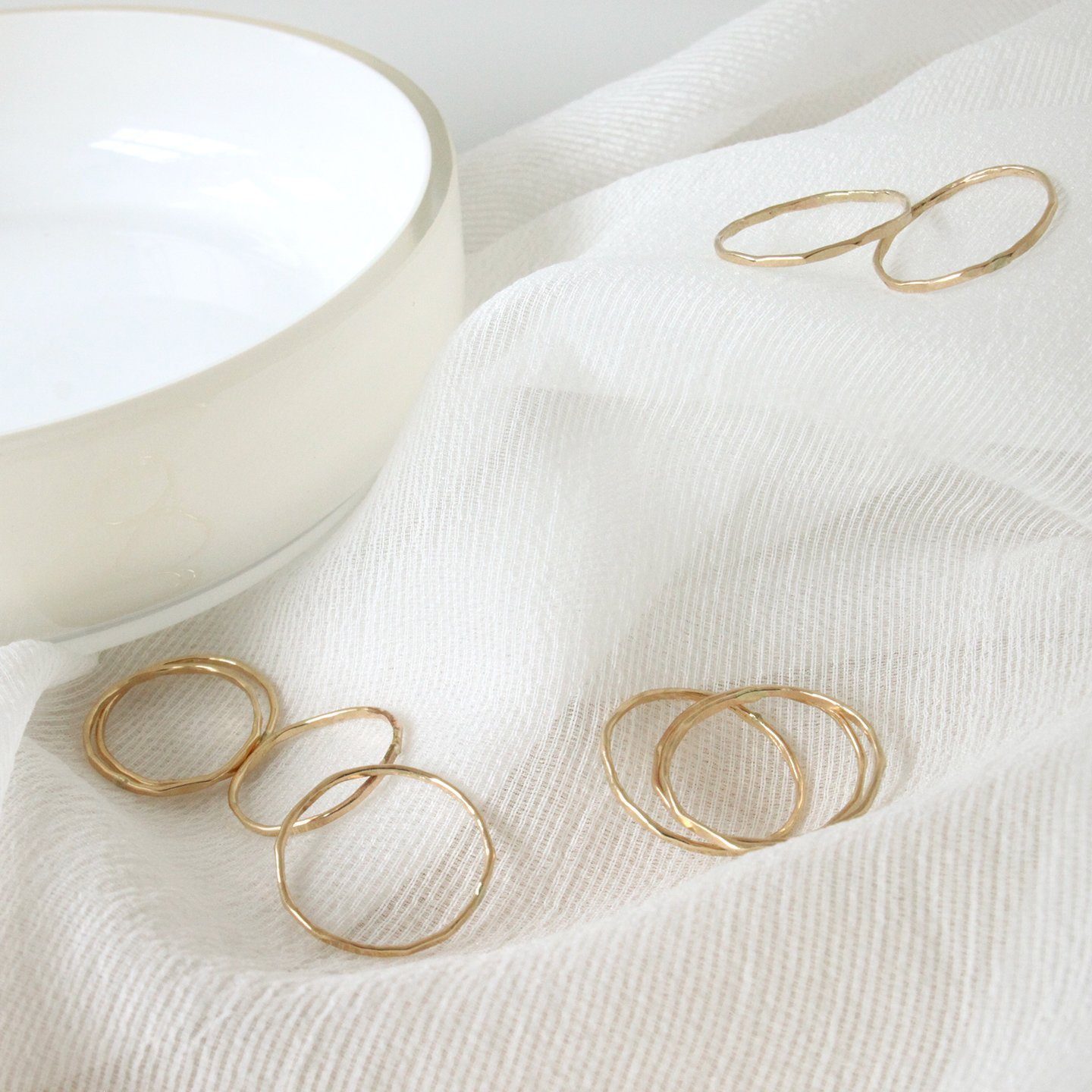 Be Light Recycled Gold Stacking Ring