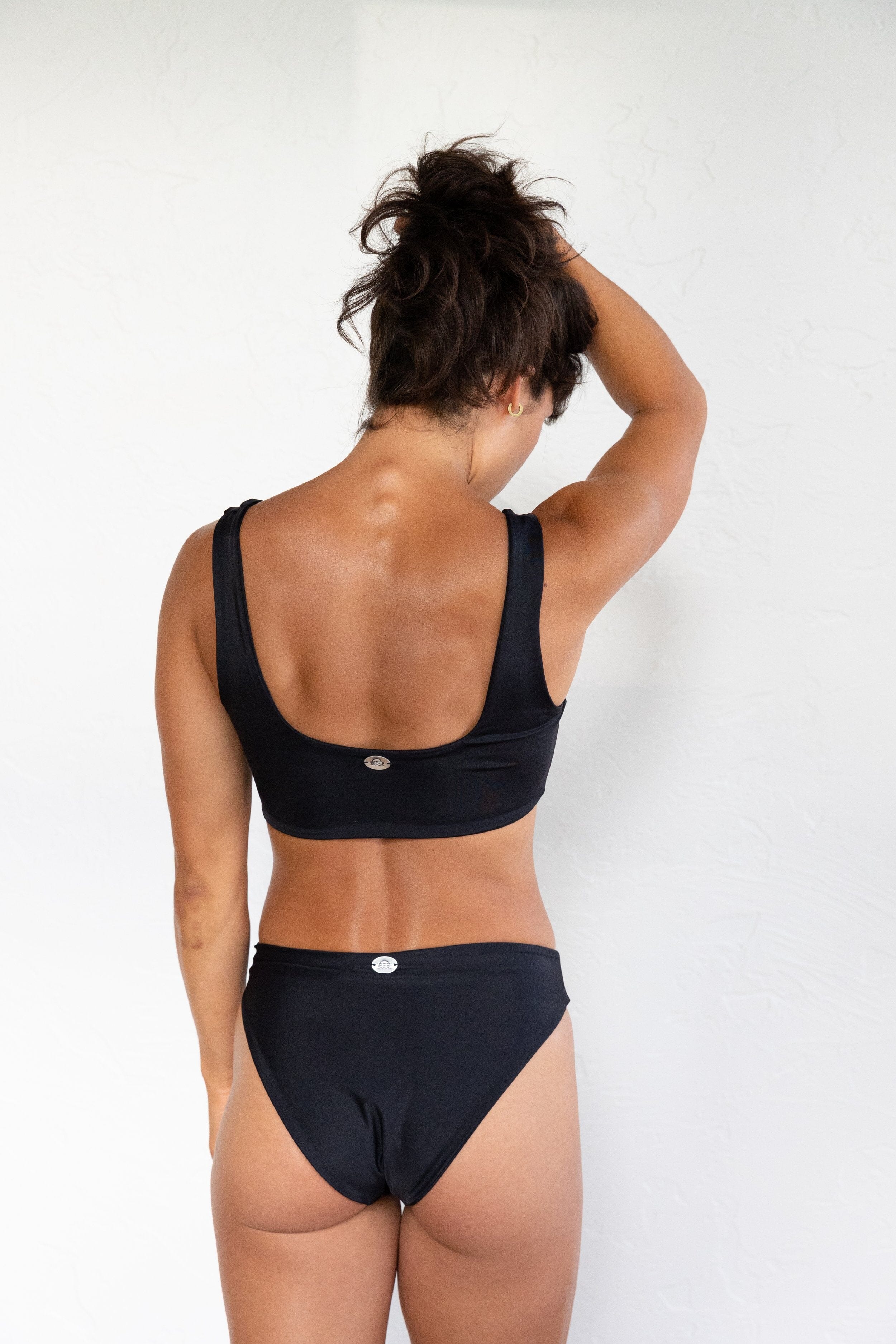 Luna Mid Rise Recycled Swim Bottom